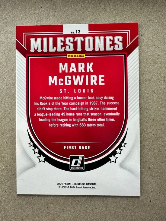 Mark McGwire Cardinals lot of 8 - Picture 5 of 11